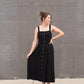 Square Neck Corset Midi Dress