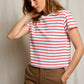 Everett Jersey Striped Short Sleeve Tee