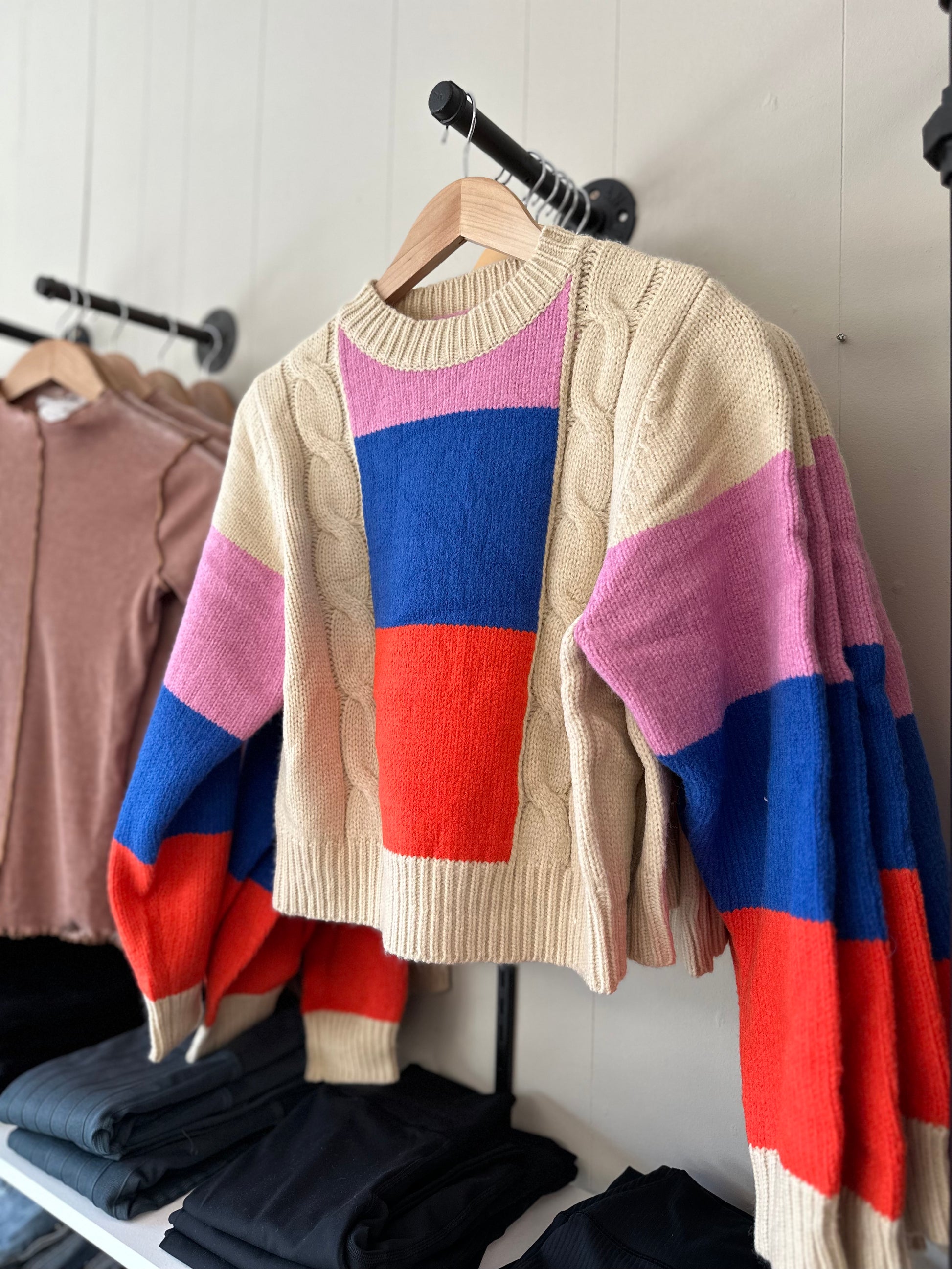 Brinsley Colorblock Sweater - Lulie