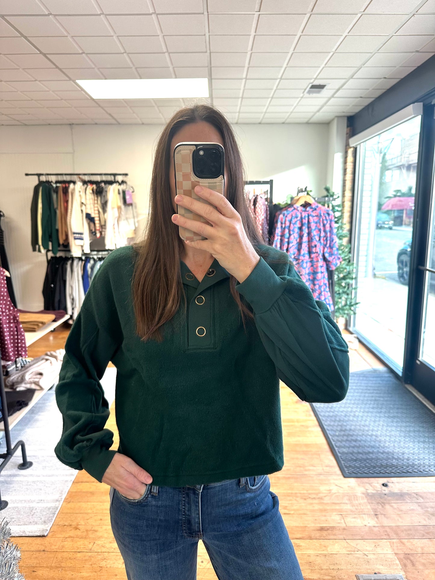 Saturn Henley Sweatshirt