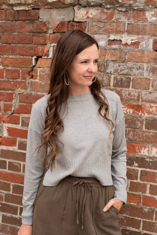 Varo Sweater- Light Grey