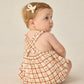 Chiara Romper- Cherry Check