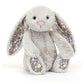 Jellycat Blossom Silver Bunny Bloom- Medium