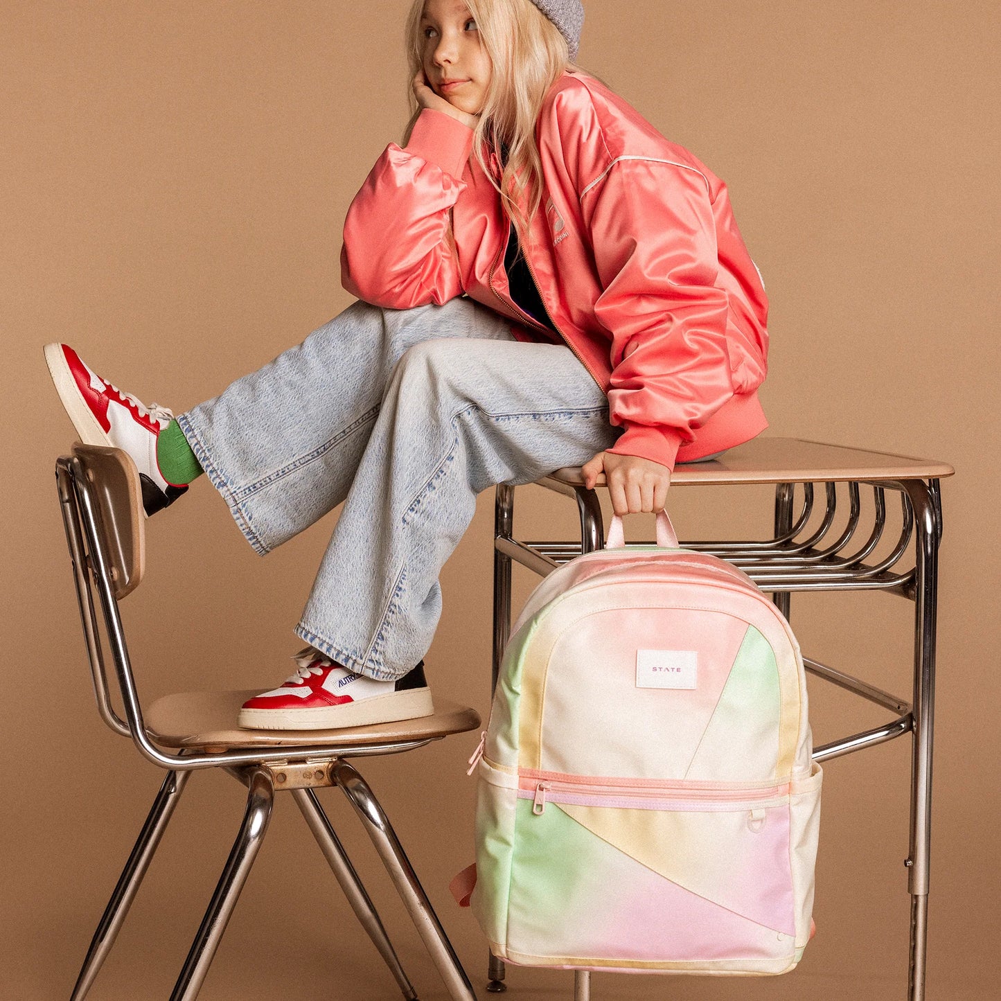 Kane Kids Backpack- Tie Dye Patchwork