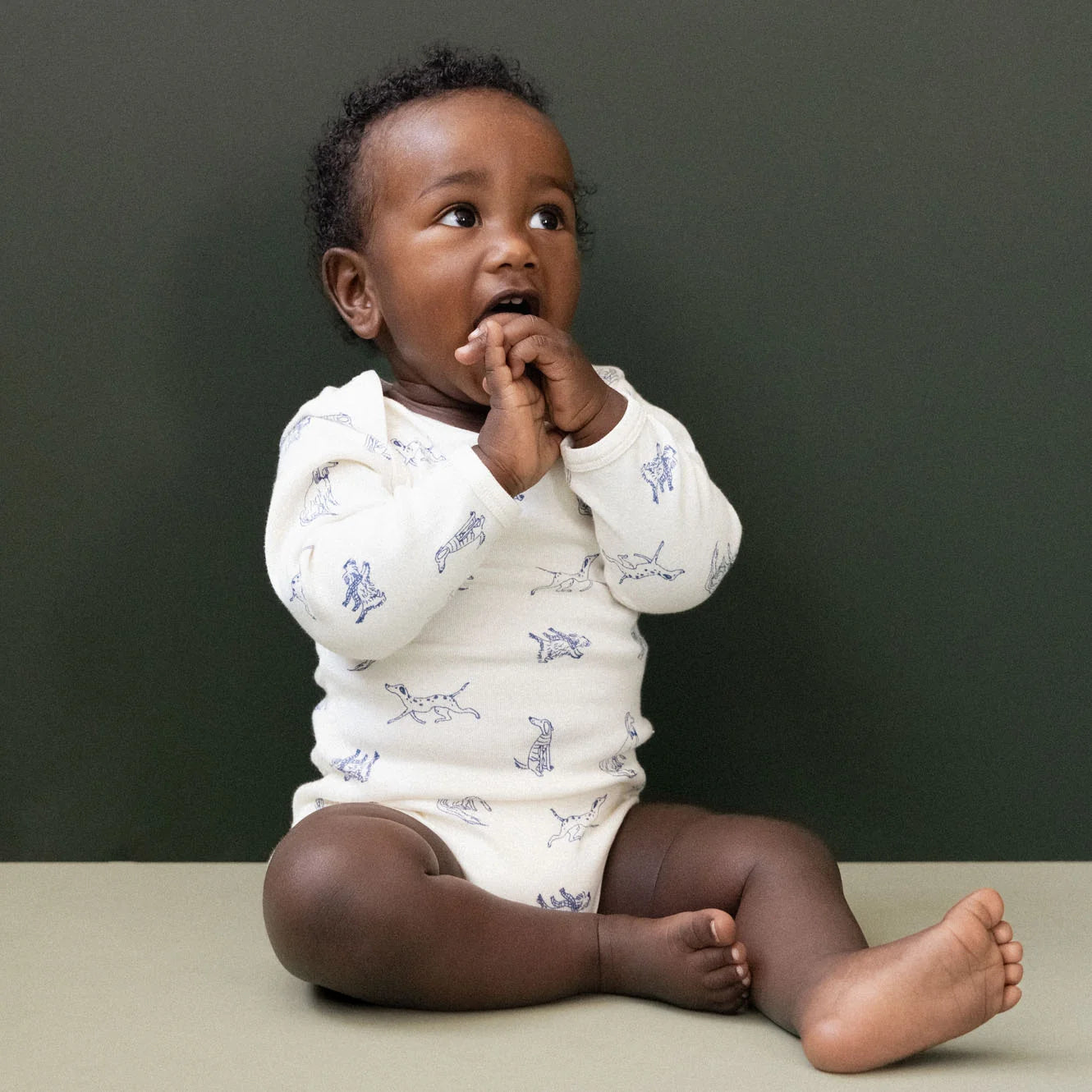 Cotton Long Sleeve Bodysuit- Best Friend