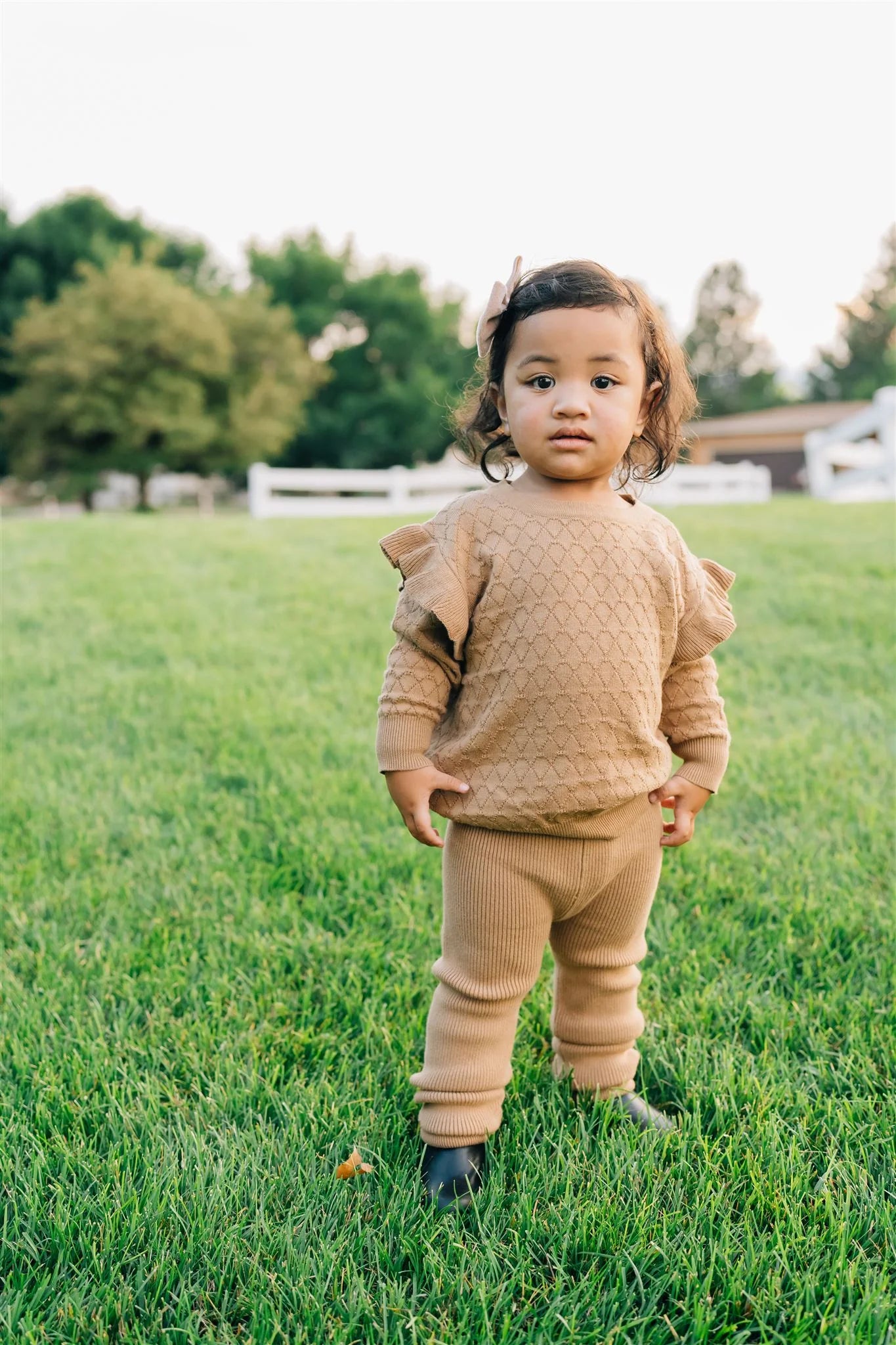 Knit Leggings- Toffee