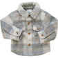 Mebie Baby Grey Plaid Shacket