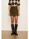 All In Suede Mini Skirt