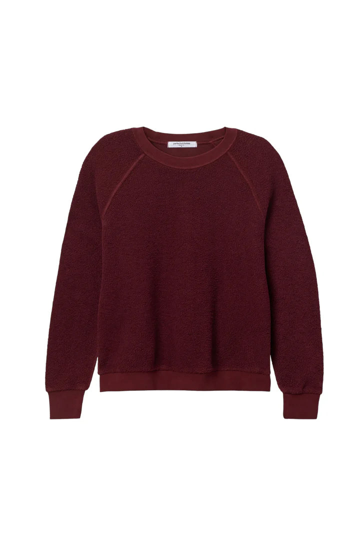 Ziggy Inside Out Sweatshirt- Dark Burgundy