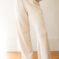 Perfectwhitetee Nora French Terry Pant- Sugar