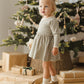 Alda Dress- Forest Stripe