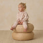 Relaxed Sweatshirt- Pink Stripe