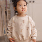 Ruffle Fleece Sweatshirt- Mittens