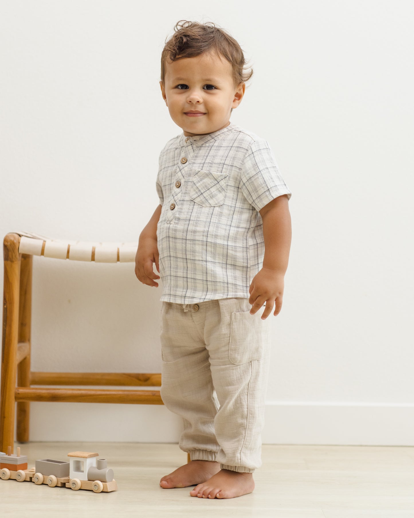 Jaxson Shirt- Blue Plaid