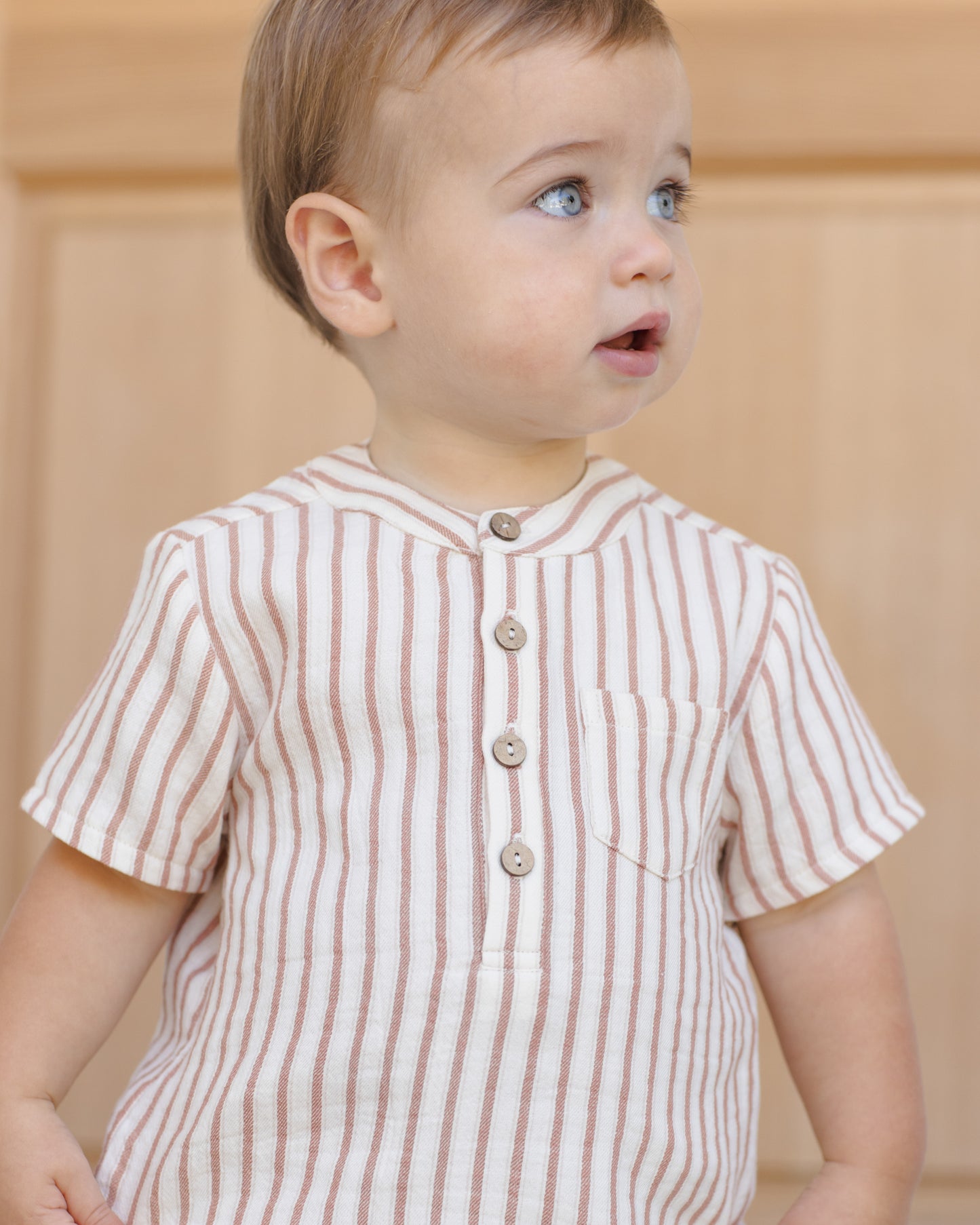 Jaxson Shirt- Vintage Stripe