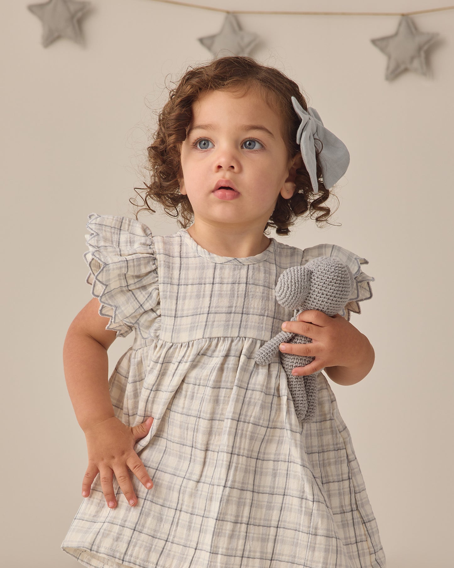 Alina Dress- Blue Plaid