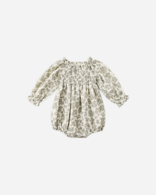 Eden Romper- Green Floral