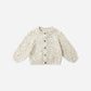 Bubble Knit Cardigan- Natural Confetti