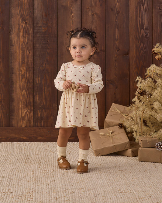 Alda Dress- Red Bows