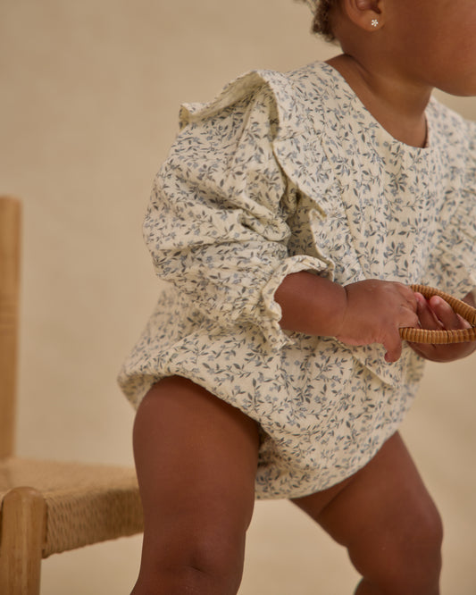 Winnie Romper- Blue Vines