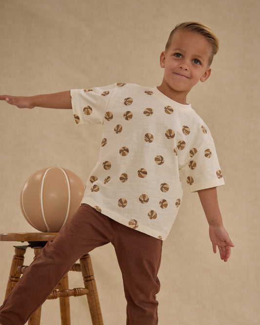 Relaxed Tee- Basketball