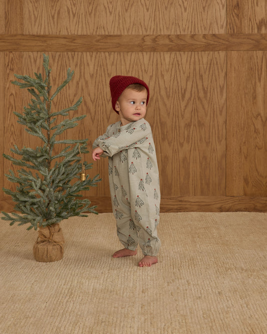 Henley Jumpsuit- Trees