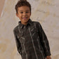 Pocketed Flannel Shirt- Holiday Plaid