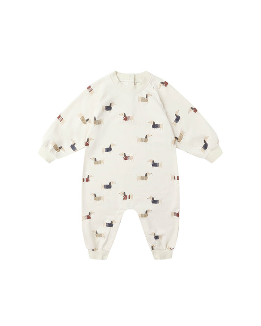 Raglan Jumpsuit - Dachshund