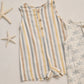 Mavrick Romper- Valencia Stripe