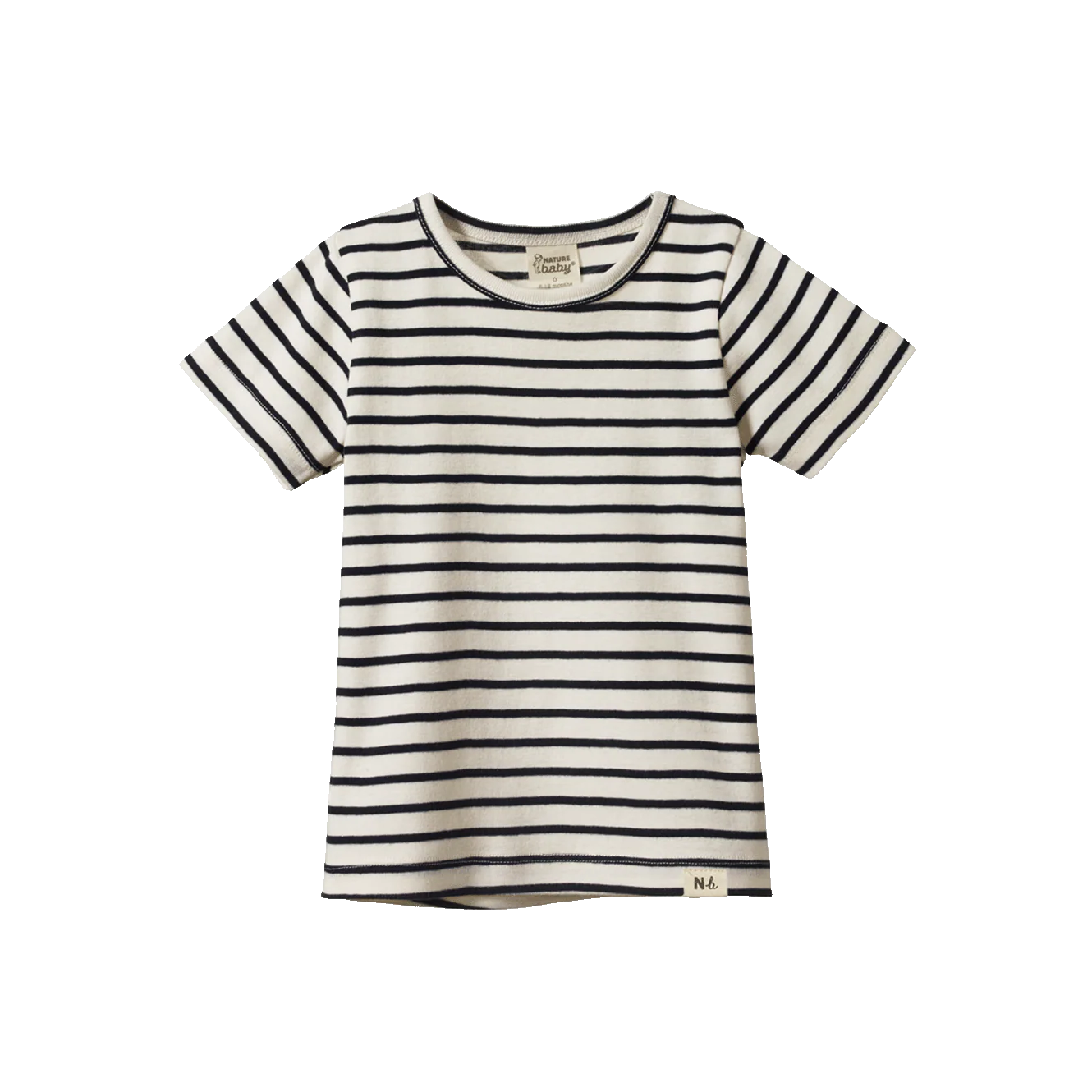 River Tee- Navy Sailor Stripe