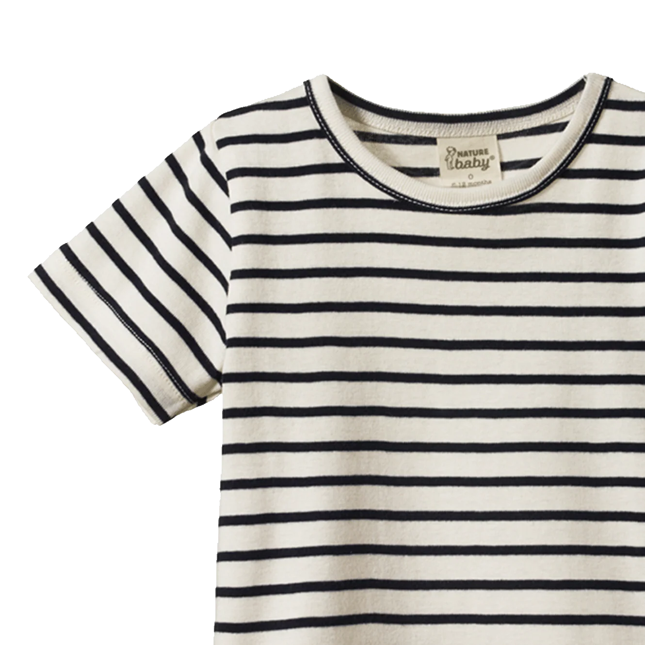 River Tee- Navy Sailor Stripe