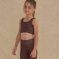 Rylee + Cru Swift Sports Bra- Leopard