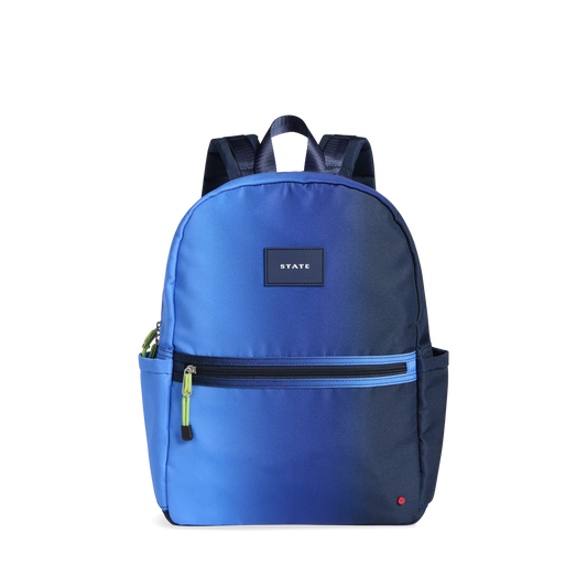 Kane Kids Travel Backpack- Ombre Blue/Black
