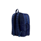 Kane Double Pocket Large Backpack- Navy Diagonal Zipper