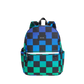 Kane Kids Backpack- Blue Checkerboard