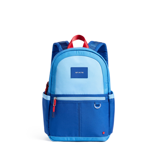 Kane Mini Backpack- Blue/Light Blue Colorblock