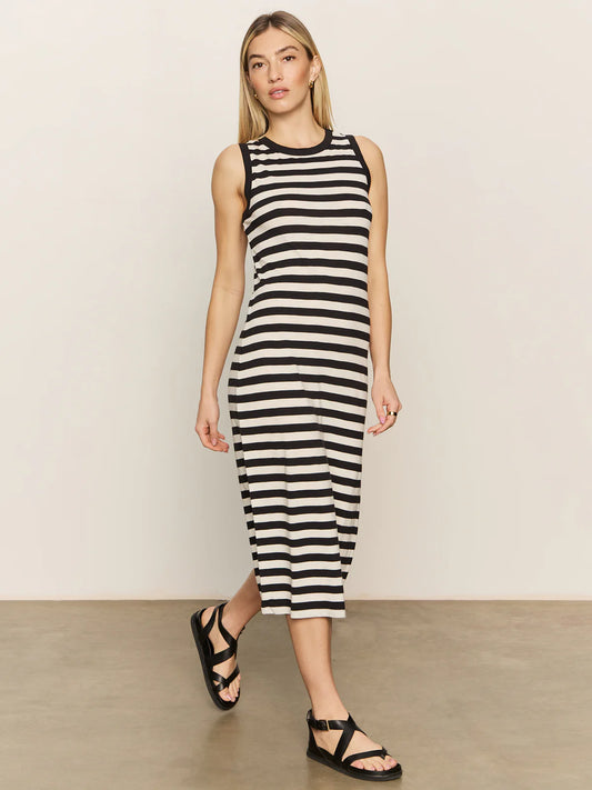 Sanctuary Contrast Trim Striped Maxi