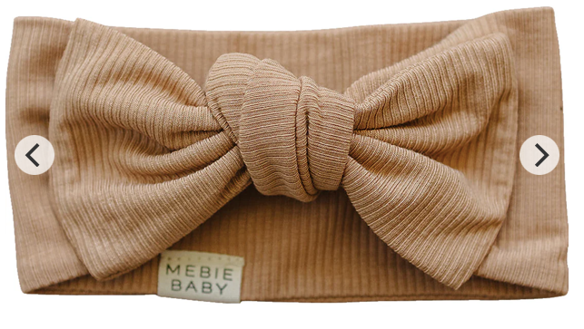 Latte Ribbed Bamboo Head Wrap