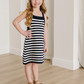 Navy Stripe Knit Tank Dress