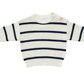 Navy Stripe Knit Sweater