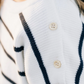 Navy Stripe Knit Sweater