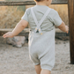 Heather Grey Pocket Knit Overalls