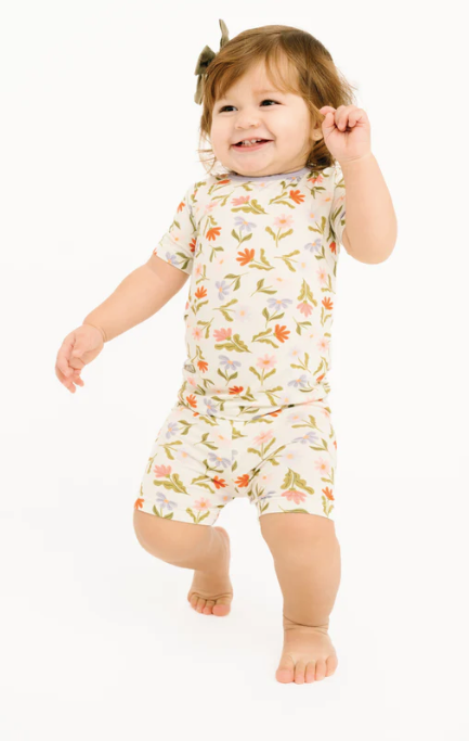 Daisy Daydream Bamboo Shorts Set