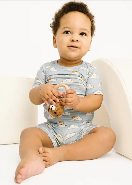 Dreamy Skies Bamboo Shorts Set