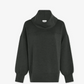 Priya Longline Sweat - Olive Marl