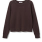 Tyler French Terry Pullover Sweatshirt- Cocoa