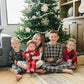 Red Plaid Bamboo Cozy Set