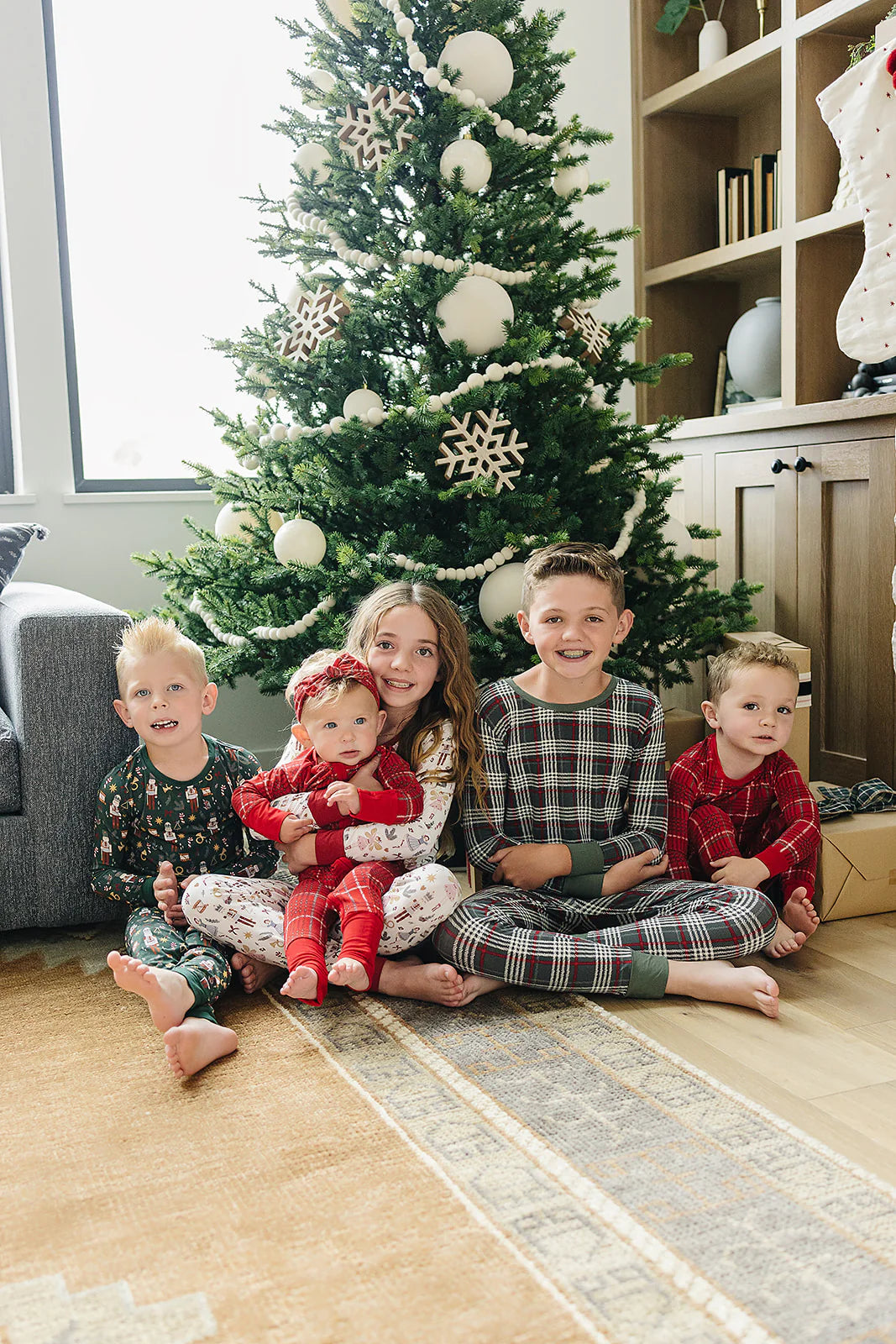 Red Plaid Bamboo Cozy Set
