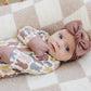 Dusty Rose Bunny Bamboo Zipper