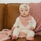 Pink Stripes Classic Muslin Bib
